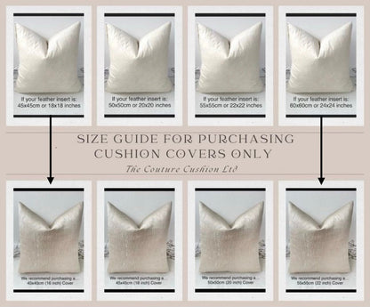 The Couture Cushion - The Black and Gold Chiara - Style No. 27