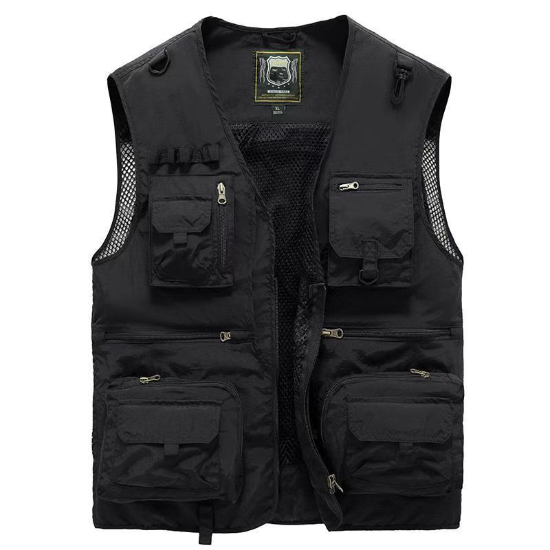Mesh Cargo Sleeveless Jacket Tool Vest