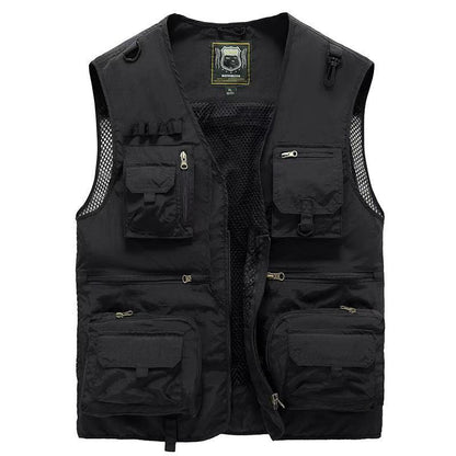 Mesh Cargo Sleeveless Jacket Tool Vest
