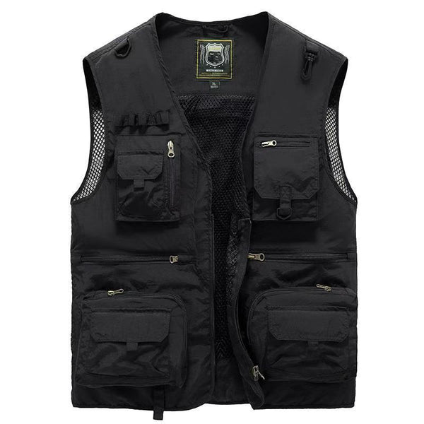 Mesh Cargo Sleeveless Jacket Tool Vest