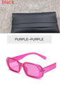Lunettes de soleil rétro à petite monture pour femme, couleur bonbon, à la mode