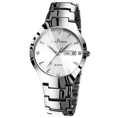 Luminous couple quartz watch