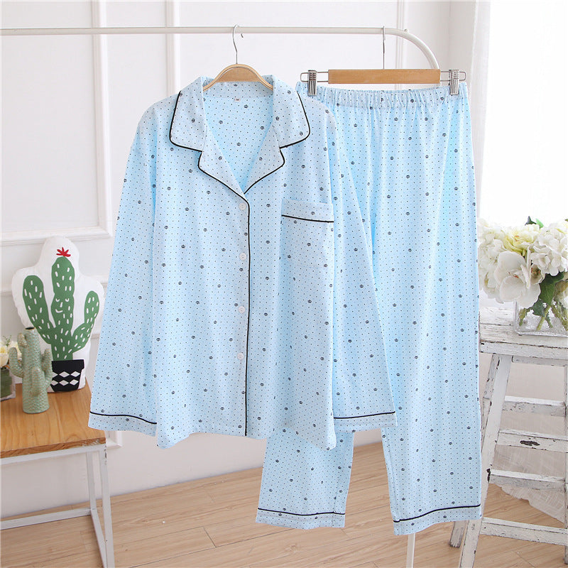 Knitted cotton Pajama set