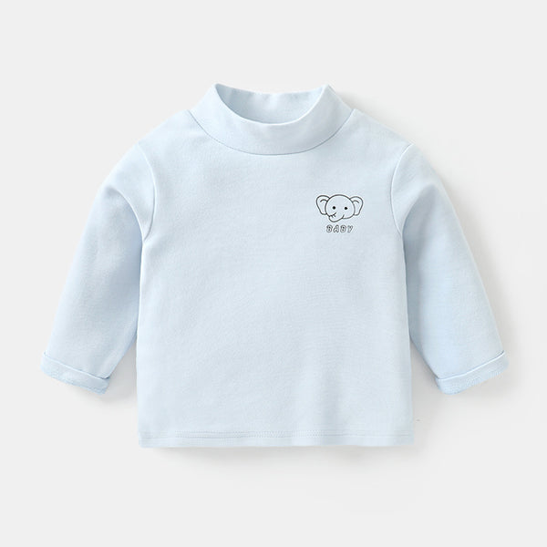 Vêtement pour bébé, t-shirt à col montant