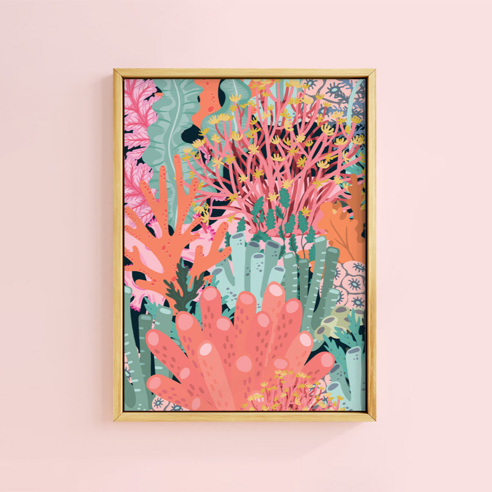 CORAL REEF DEEP SEA PRINT