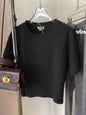 Soft Glutinous Inner Wear Sweater Puff Sleeve Short