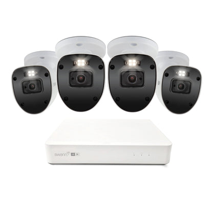 Swann AdvancedX 5MP 1TB 8-Channel Wired PoE NVR CCTV with 4 Bullet Camera Kit