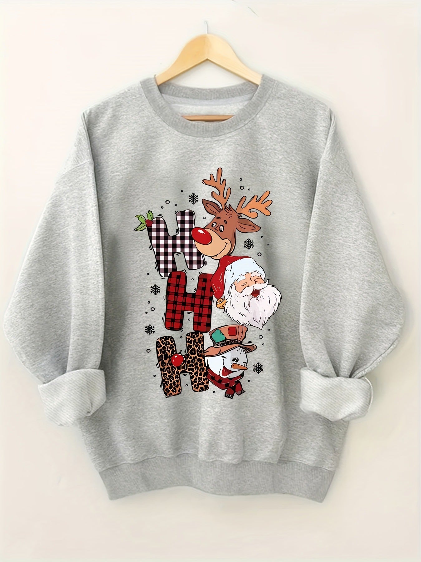 Christmas unisex Sweatshirt Plus Size Casuals