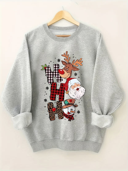 Christmas unisex Sweatshirt Plus Size Casuals