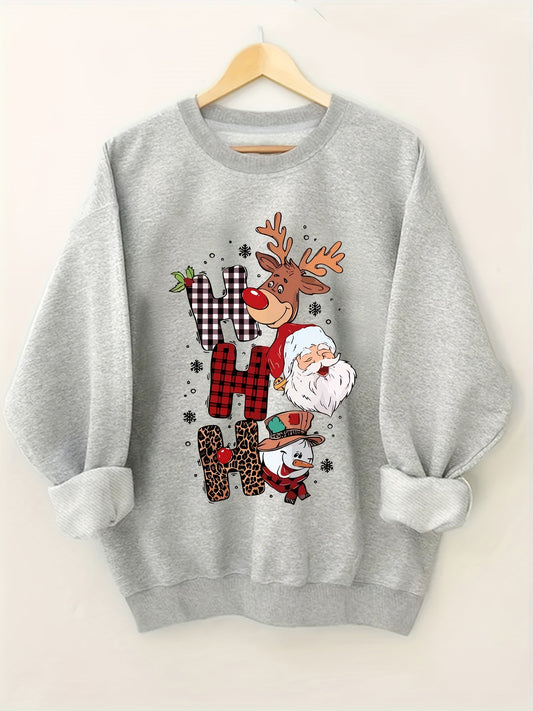 Christmas unisex Sweatshirt Plus Size Casuals