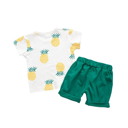 Kids Shorts Two-piece Suit