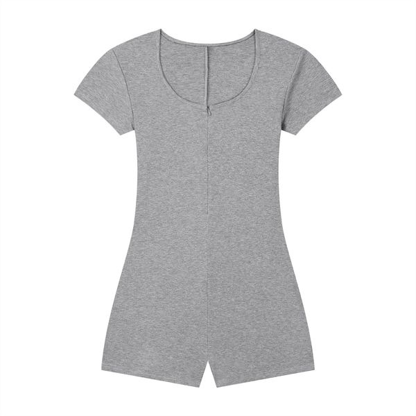 Waran Women’s Dual-Function Cape Tie-Waist Romper 250GSM