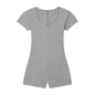 Women's Dual-Function Cape Tie-Waist Romper 250GSM