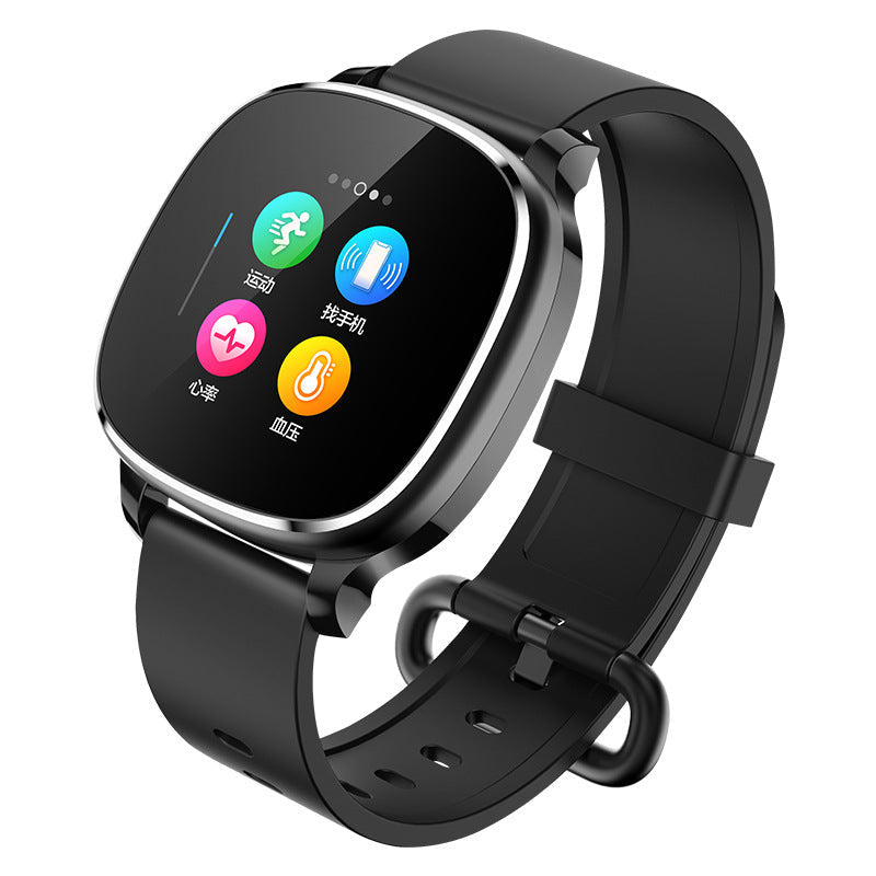 Bracelet intelligent grand écran tactile complet fréquence cardiaque Bluetooth sport