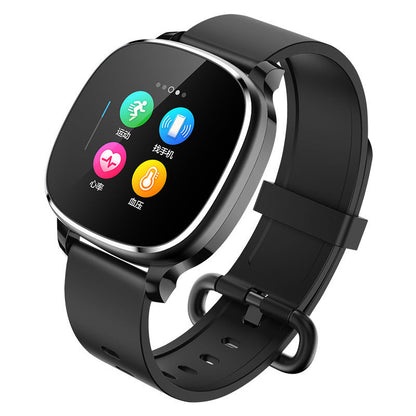 Bracelet intelligent grand écran tactile complet fréquence cardiaque Bluetooth sport