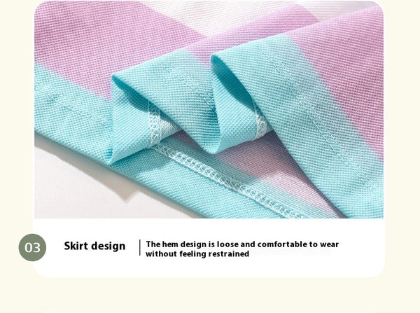 Polo Shirt Short Sleeve Striped Cotton Boy - Stuffs & Savers
