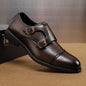 Chaussures en cuir basses Style britannique Tendance Affaires Formel Hommes Décontracté