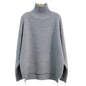 Pull à col roulé en cachemire pour femme – Chandail doux en tricot à porter seul ou superposé