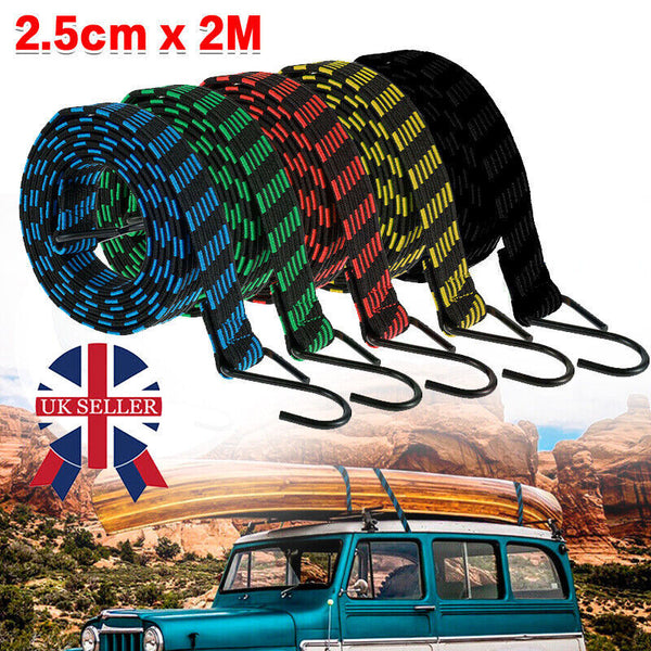 5XHeavy Duty Elastic Luggage Bungee Rope