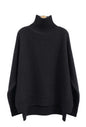 Pull à col roulé en cachemire pour femme – Chandail doux en tricot à porter seul ou superposé
