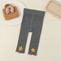 Girls Trousers Thickened, Sanded Fabric Thin Pantyhose