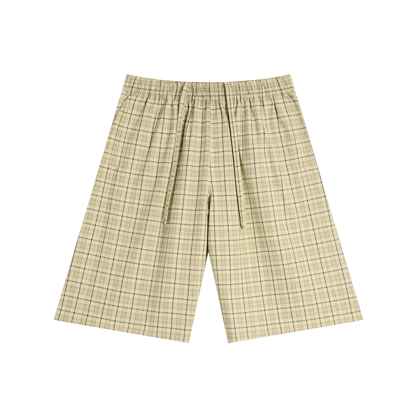 Unisex Plaid Wide Leg Shorts 130GSM