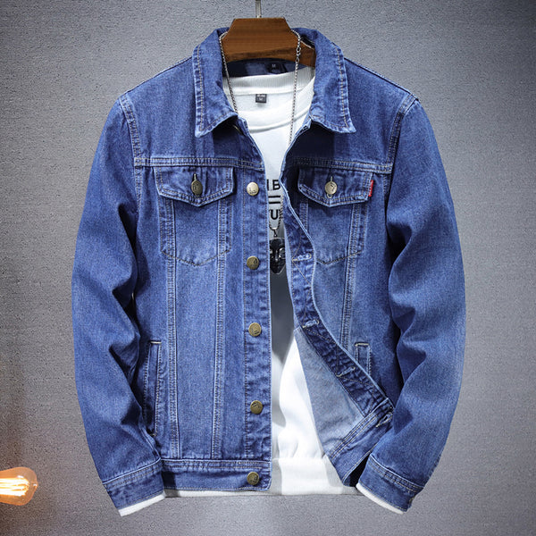 Men's Denim Coat Casual Top