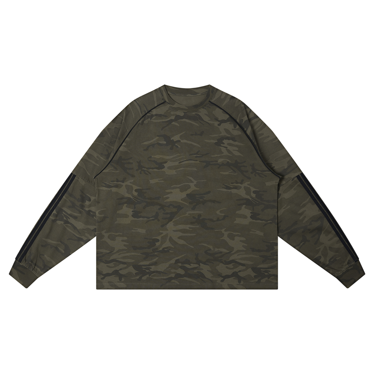 Unisex Camo Loose Long Sleeve T-Shirt