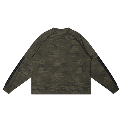 Unisex Camo Loose Long Sleeve T-Shirt