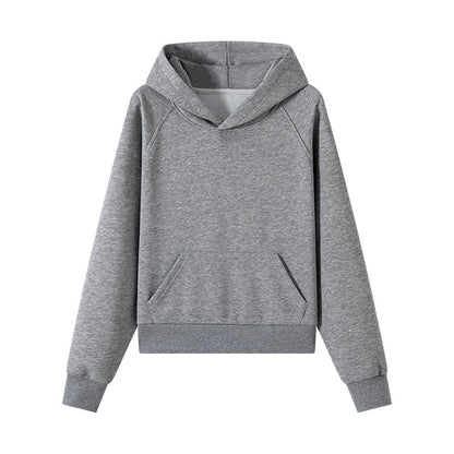 Women's Hooded Sweater Autumn And Winter Thickening Shoulder Casual