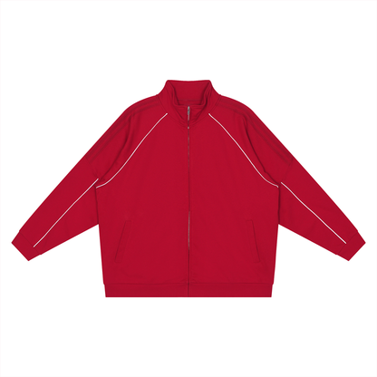 Waran Reflection Striped Raglan Sleeve Jacket 365GSM