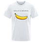 Dolce Banana Fashion Print Men T-shirts