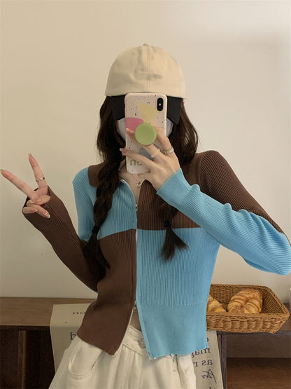 Women's Slim-Fit Versatile Short Knitted Cardigan