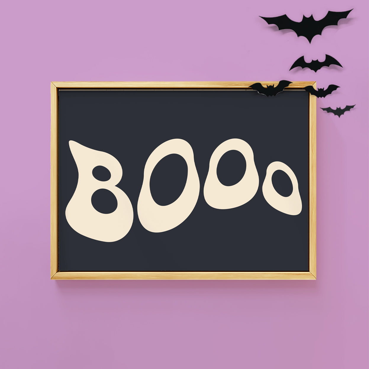BOO BLACK PRINT