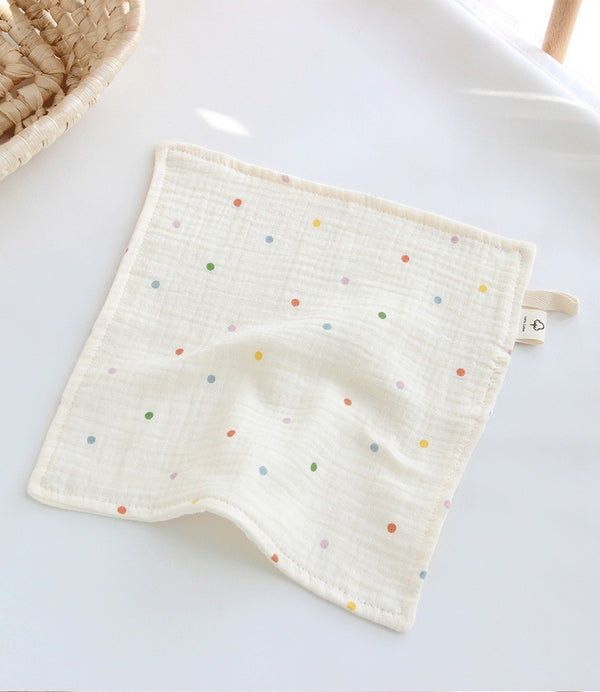 Baby Four-Layer Gauze Towel - Floral Print