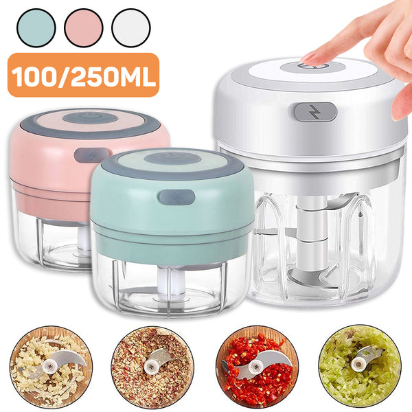 Mini Electric Garlic Chopper USB Charging