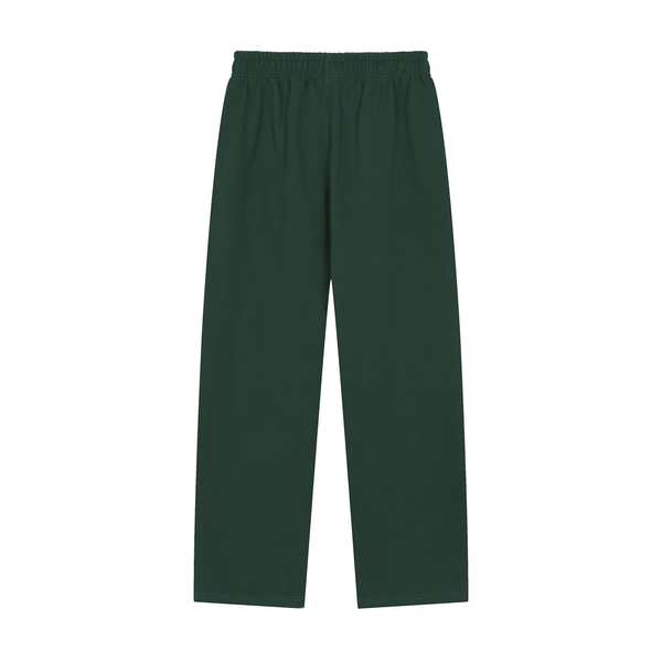 Solid Color Straight-Leg Sweatpants