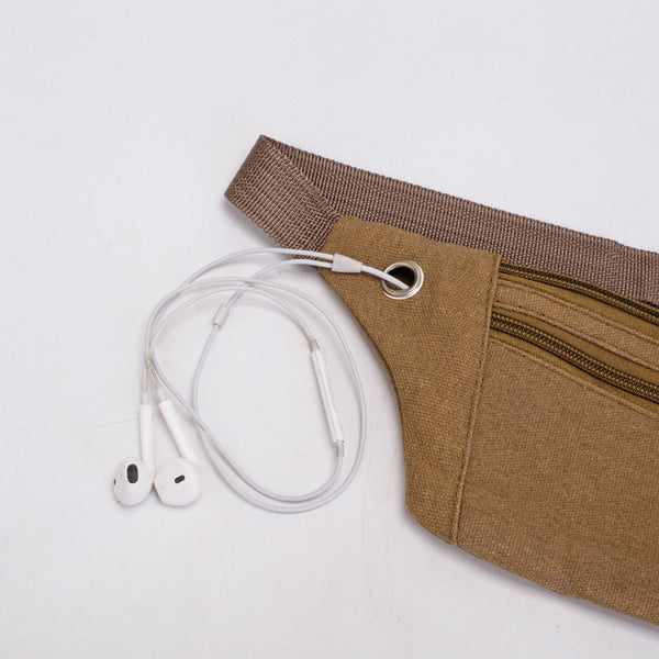 Men's Thick Canvas Messenger Bag - Stuffs & Savers