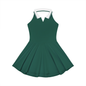 Women's Collared Halter A-Line Tennis Dress 210GSM