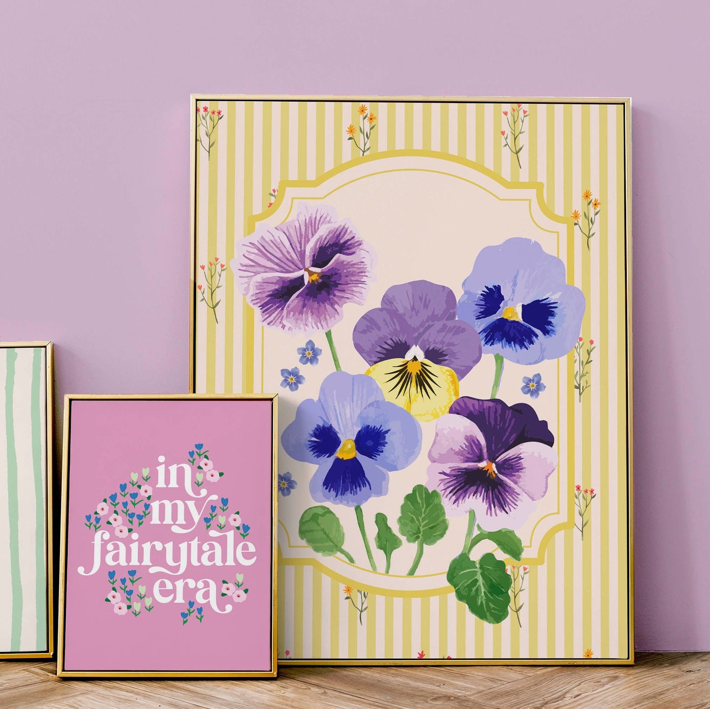 PANSY POSY BUTTERCREAM PRINT