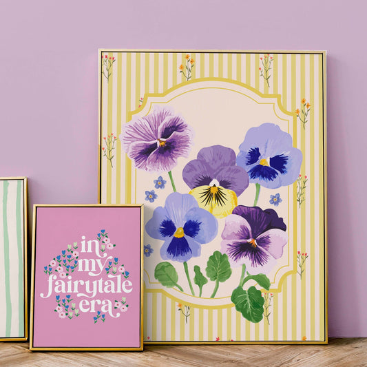 PANSY POSY BUTTERCREAM PRINT