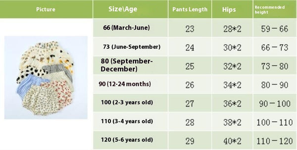 Children's Summer Cute Printed Loose Shorts