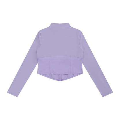 Women's Slim Fit Full-Zip Yoga Jacket