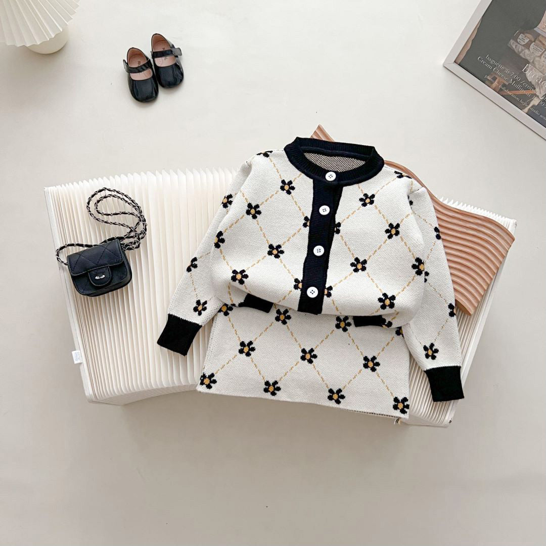 Sport Cardigan Coat Skirt