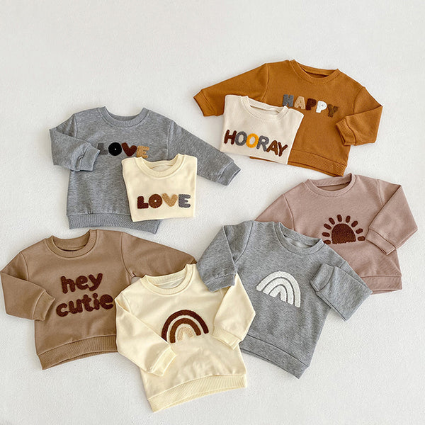 New Born Baby Cotton Round Neck Sweater - Stuffs & Savers