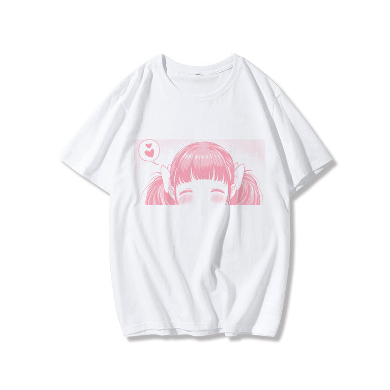 Cartoon fashion print T-shirt