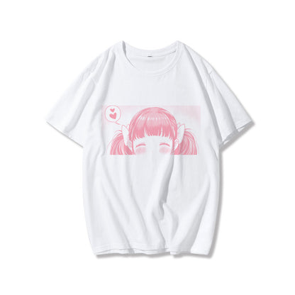 Cartoon fashion print T-shirt