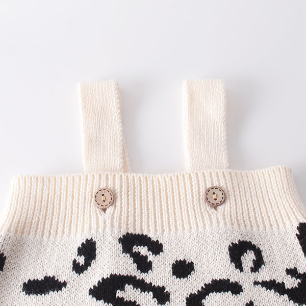 Baby Leopard knitted coat