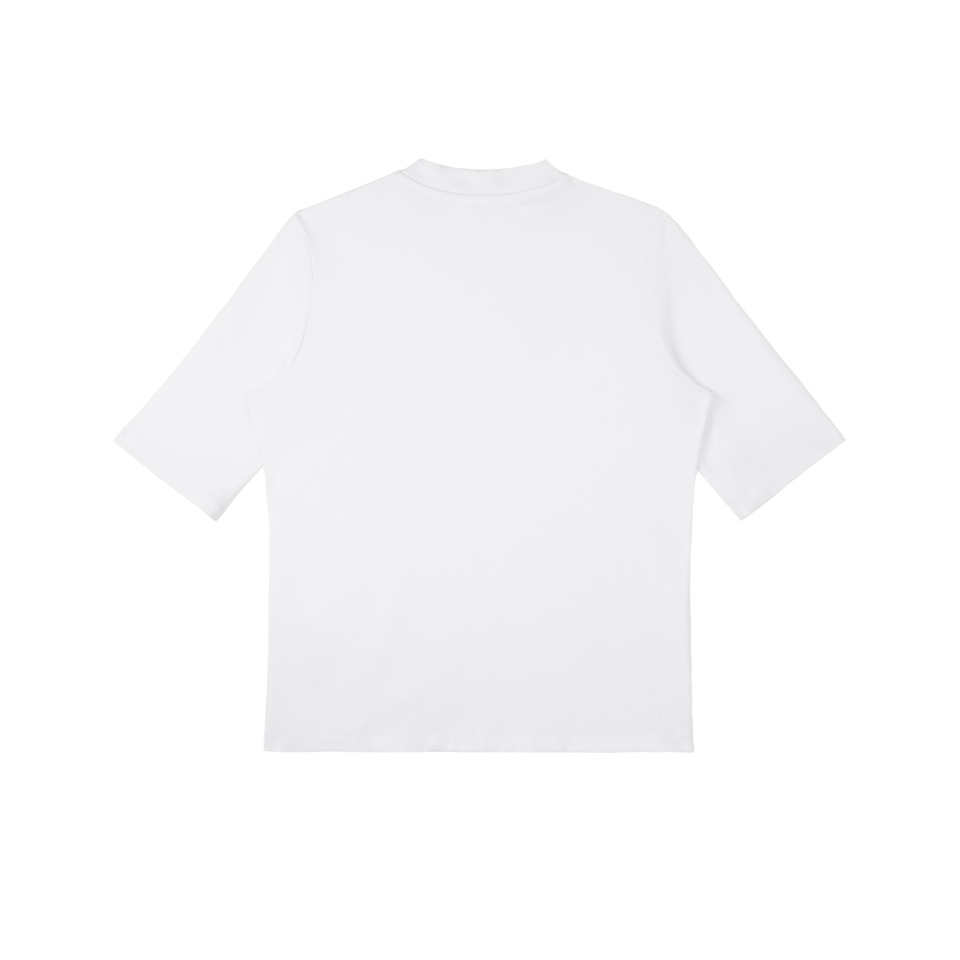 Womens Mock Neck Short Sleeve T-Shirt