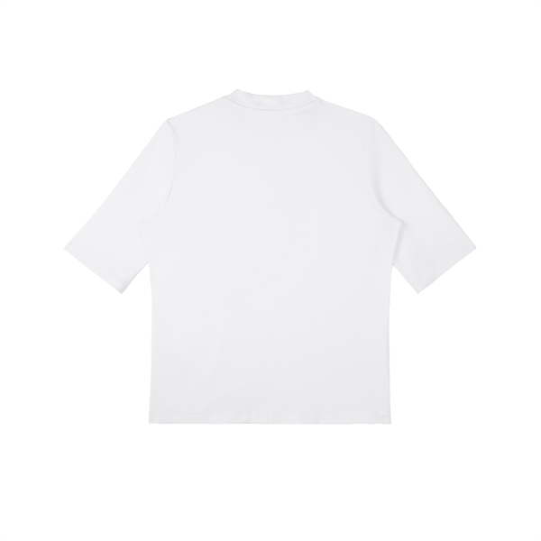 Womens Mock Neck Short Sleeve T-Shirt